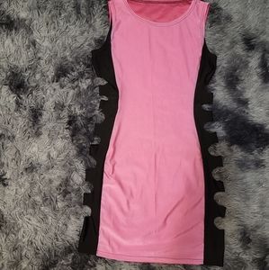 Sexy two toned Mini dress